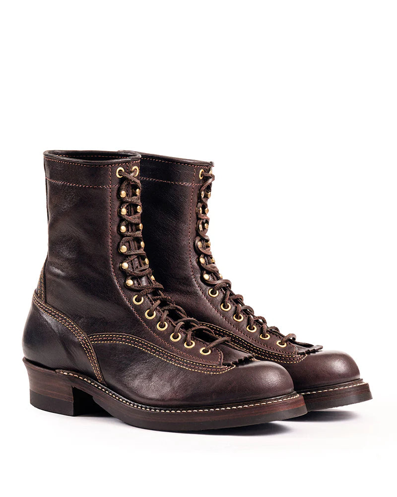 LK-041 Donkey Puncher 8" Deer Burnt Dark Brown