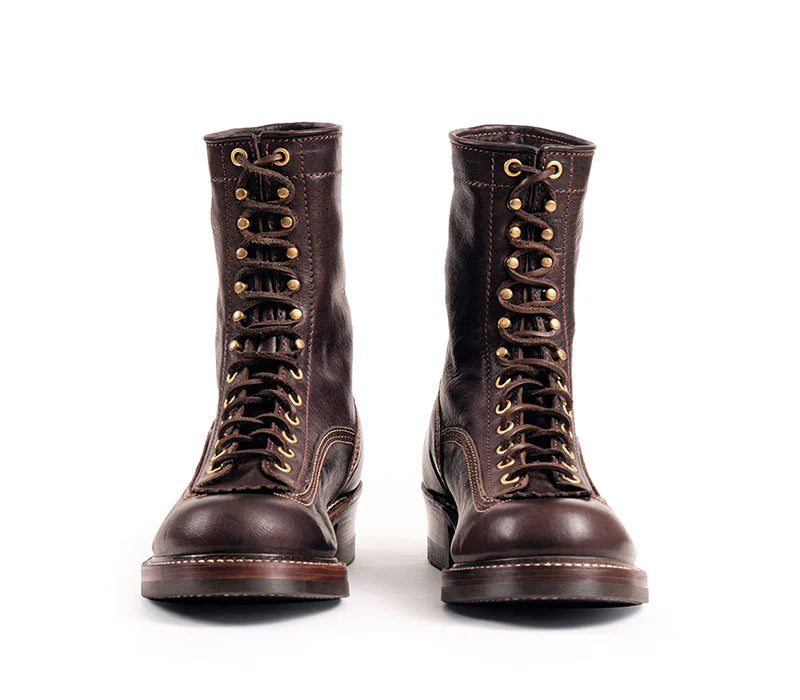 LK-041 Donkey Puncher 8" Deer Burnt Dark Brown