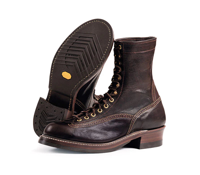 LK-041 Donkey Puncher 8" Deer Burnt Dark Brown