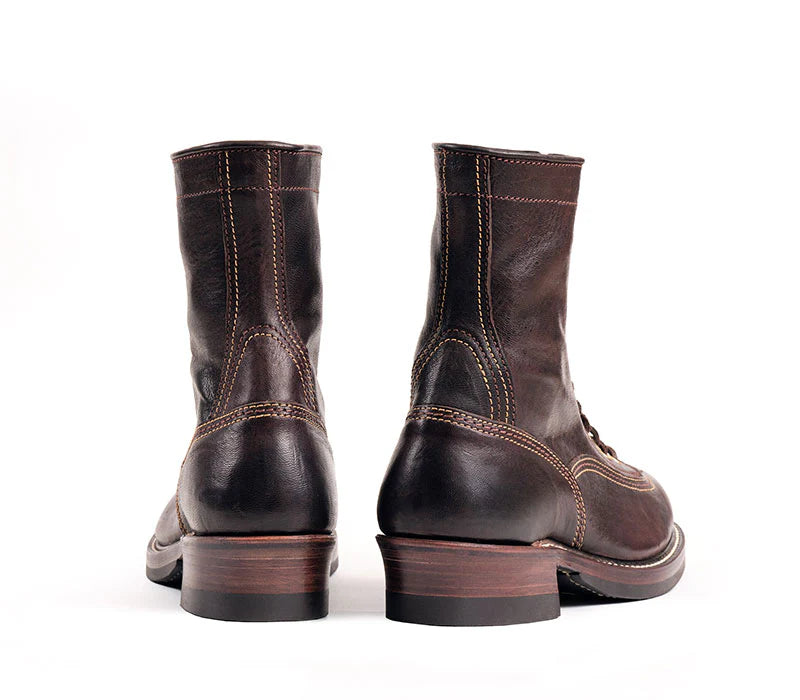 LK-041 Donkey Puncher 8" Deer Burnt Dark Brown