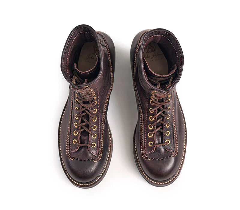 LK-041 Donkey Puncher 8" Deer Burnt Dark Brown