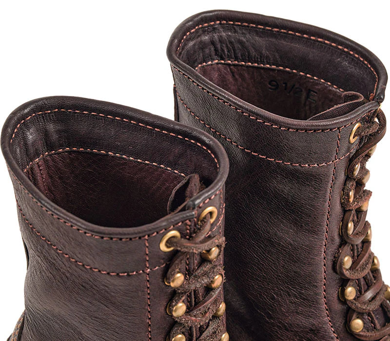 LK-041 Donkey Puncher 8" Deer Burnt Dark Brown