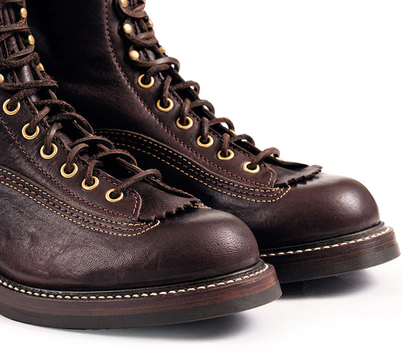 LK-041 Donkey Puncher 8" Deer Burnt Dark Brown