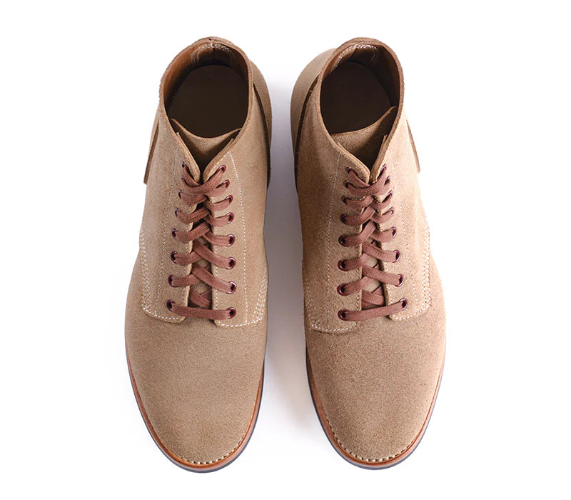 LK-042 US Navy N-1 Field Shoe Boondockers Natural Roughout