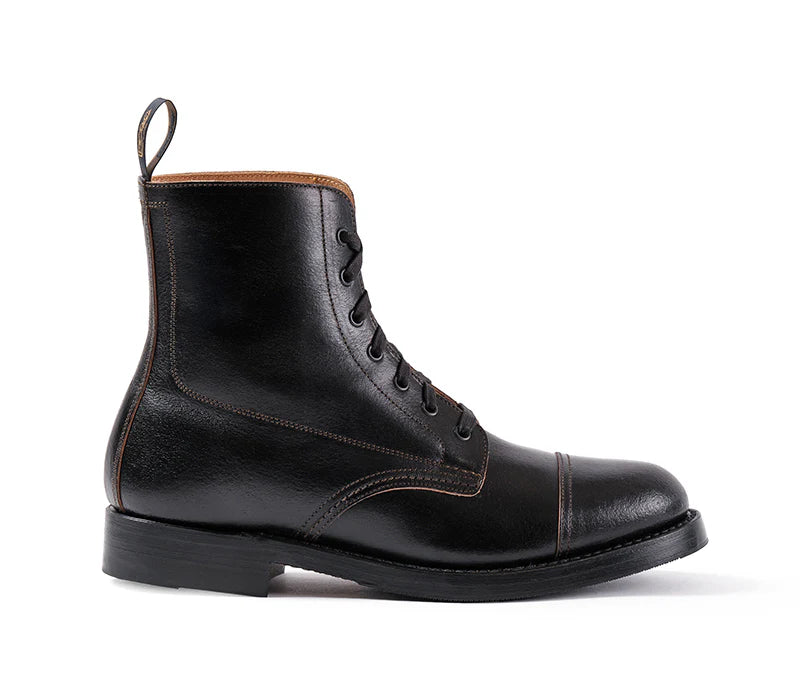 LK-048 Montgomery Boots Horween SHF Horsehide Black