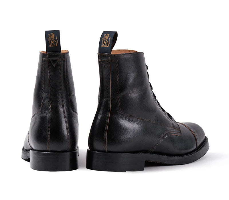 LK-048 Montgomery Boots Horween SHF Horsehide Black