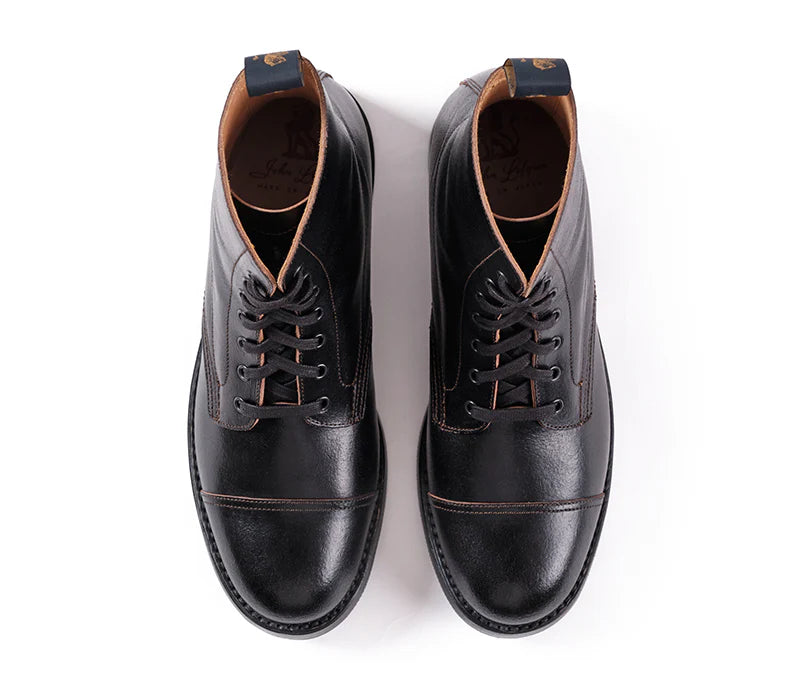 LK-048 Montgomery Boots Horween SHF Horsehide Black