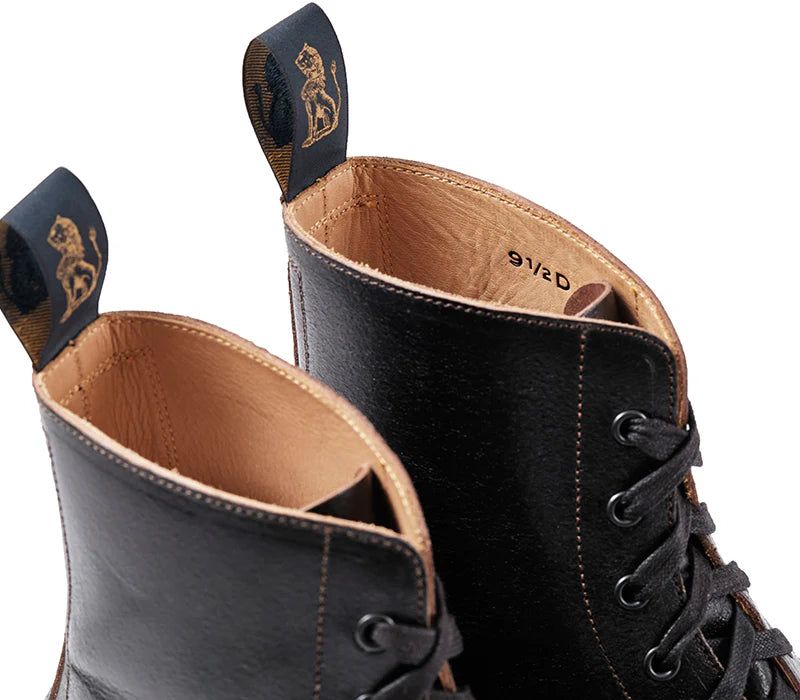 LK-048 Montgomery Boots Horween SHF Horsehide Black