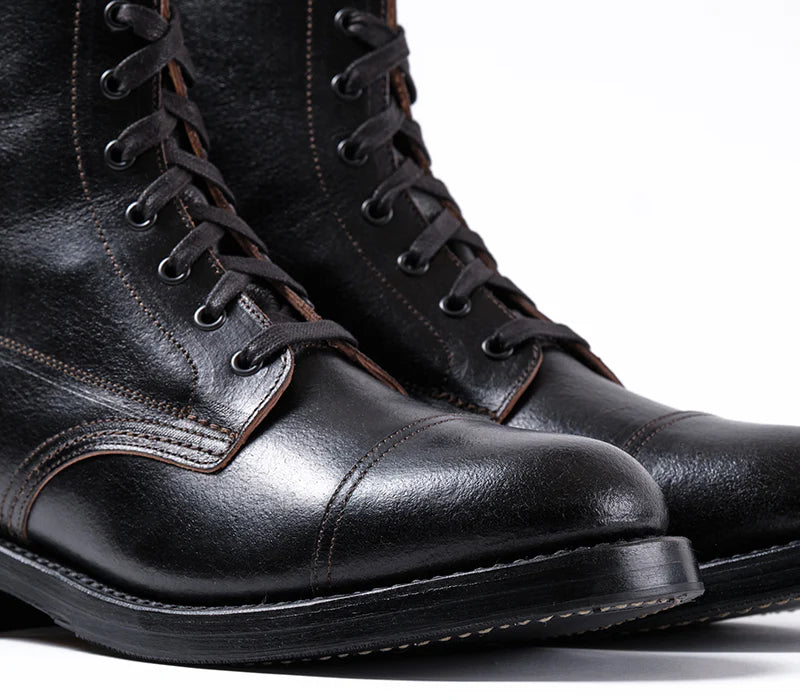 LK-048 Montgomery Boots Horween SHF Horsehide Black