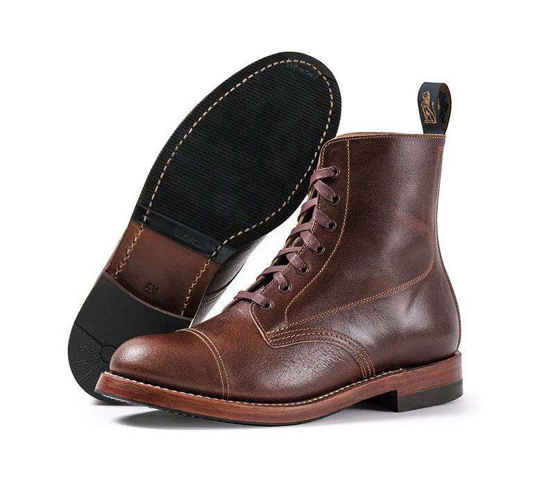 LK-048 Montgomery Boots Horween SHF Horsehide Havana