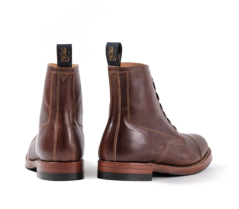 LK-048 Montgomery Boots Horween SHF Horsehide Havana