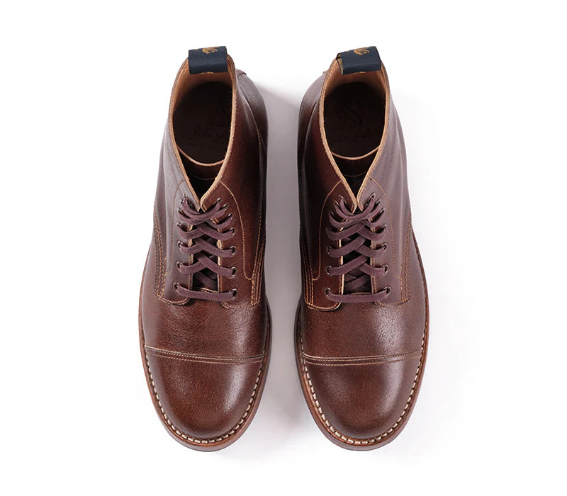 LK-048 Montgomery Boots Horween SHF Horsehide Havana