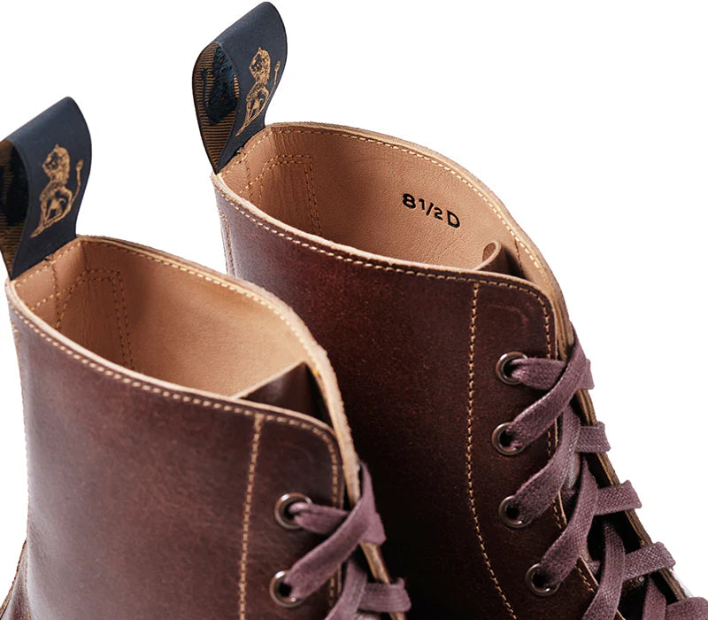 LK-048 Montgomery Boots Horween SHF Horsehide Havana