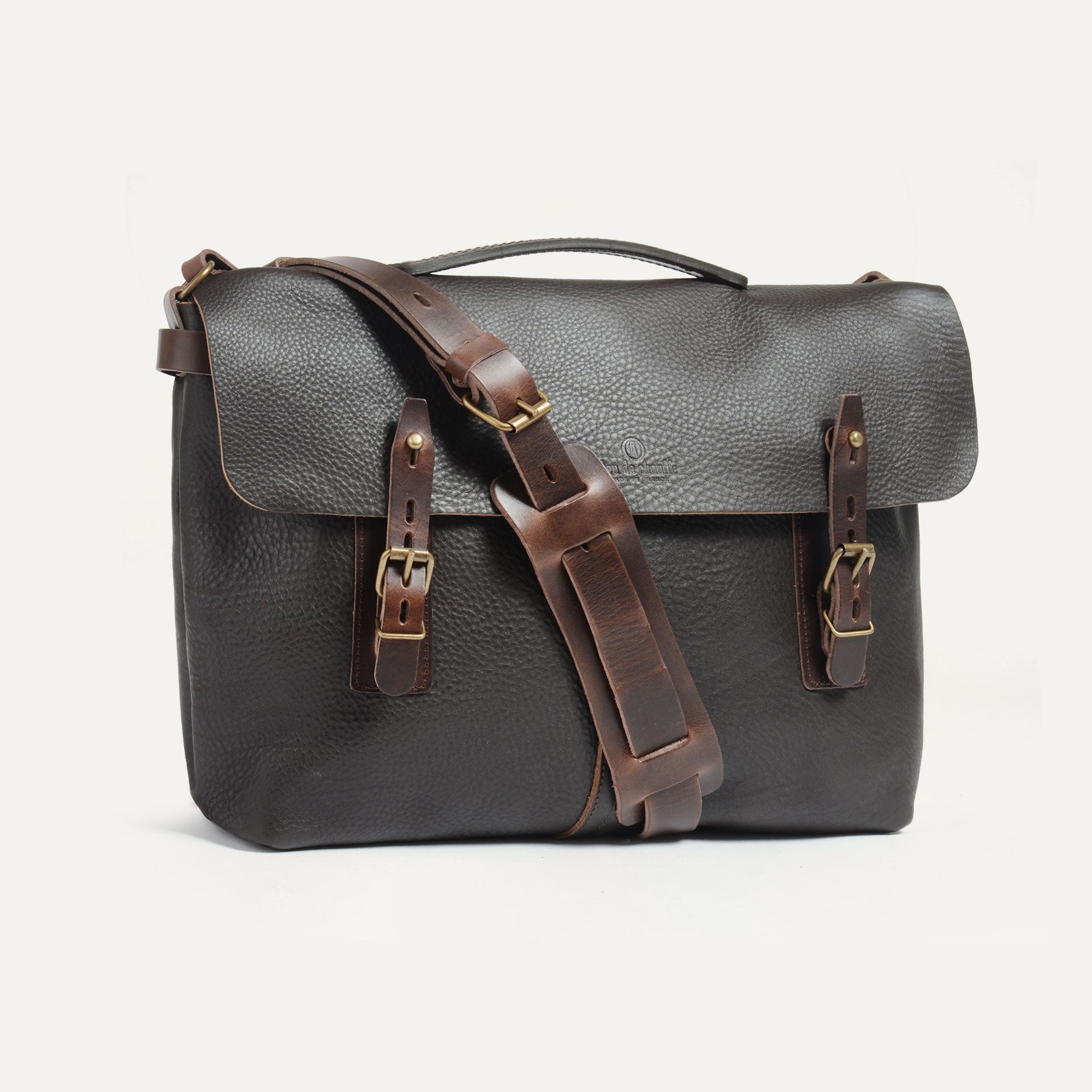 Lucien Satchel Bag - Dark Brown