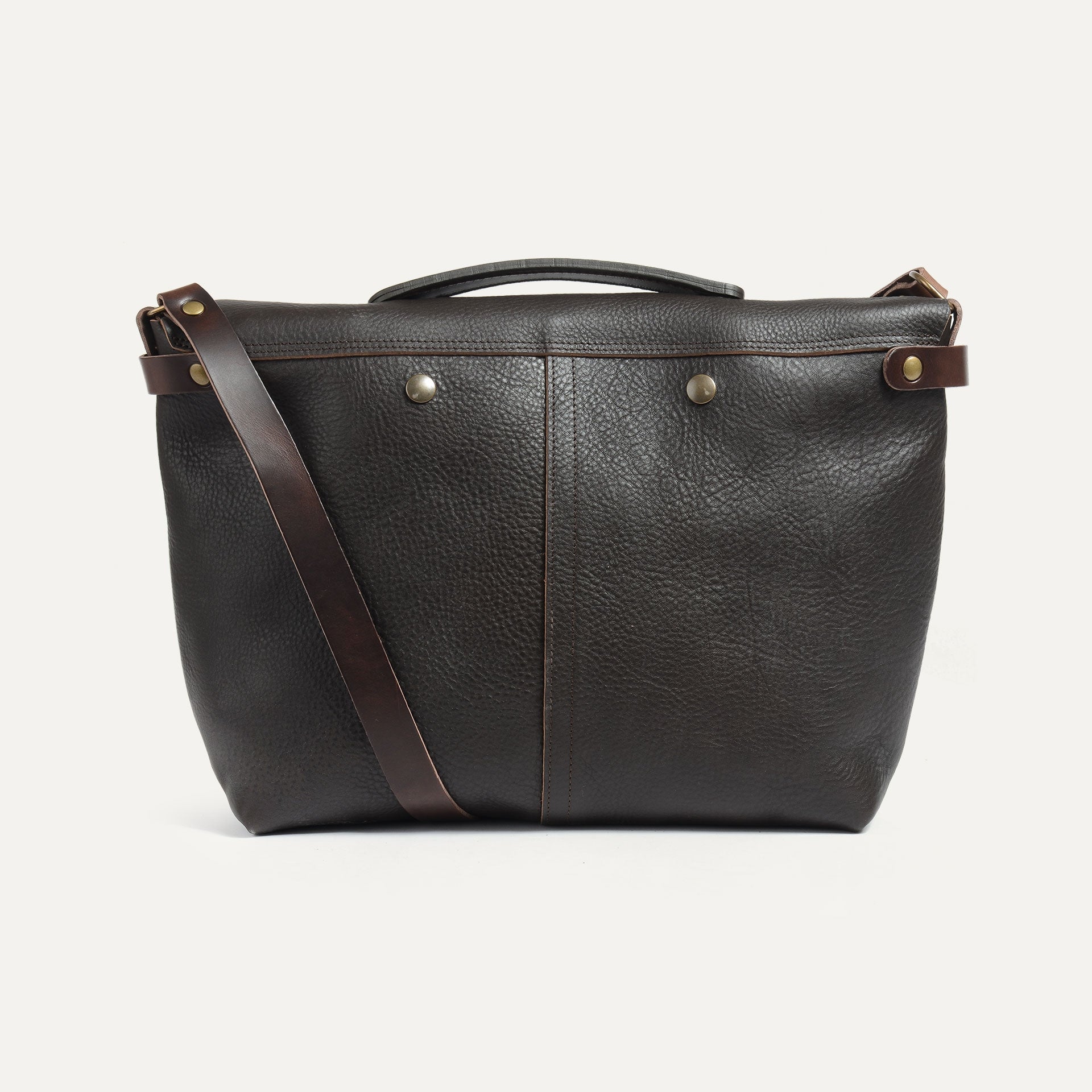 Lucien Satchel Bag - Dark Brown