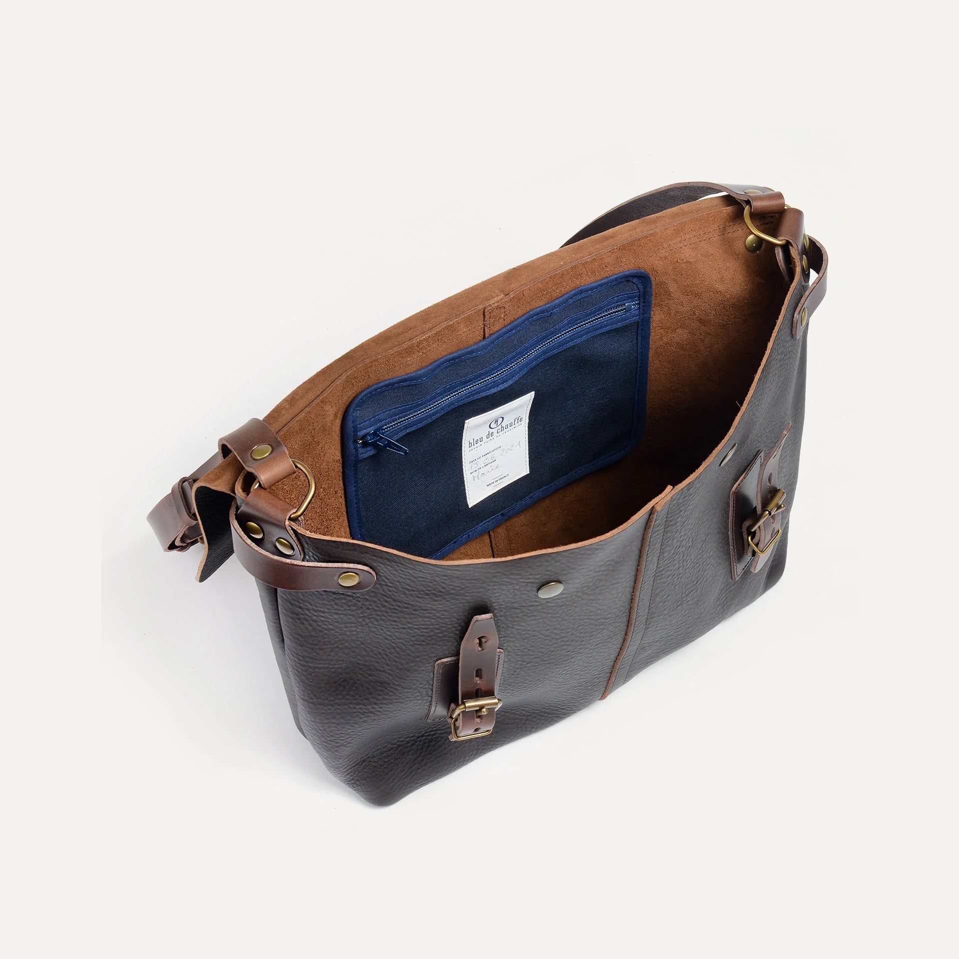 Lucien Satchel Bag - Dark Brown
