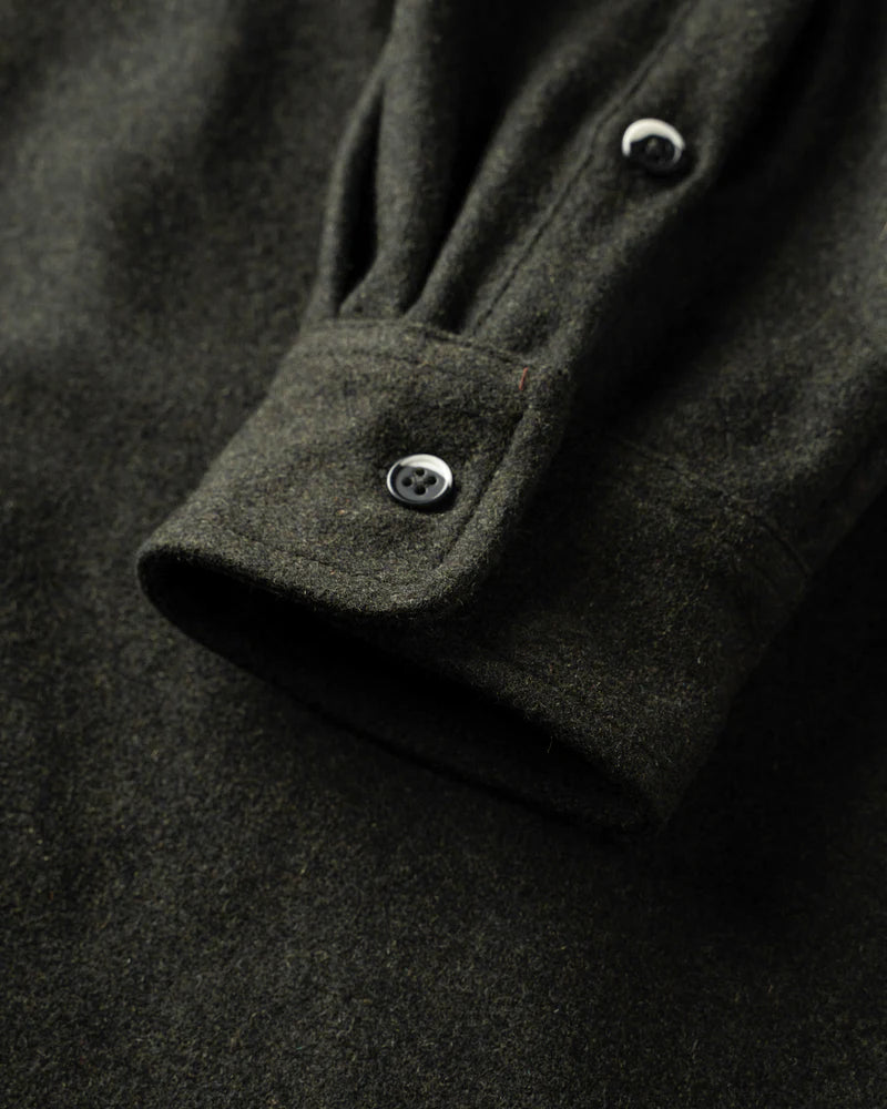 The Modern Melton Wool Olive