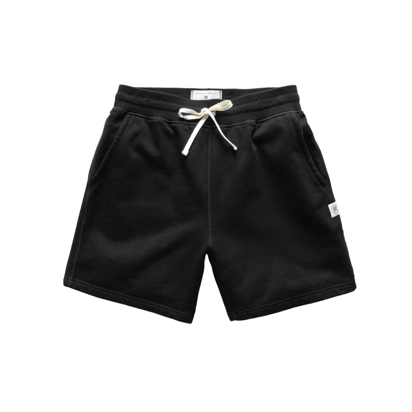 Midweight Terry 6" Short Black