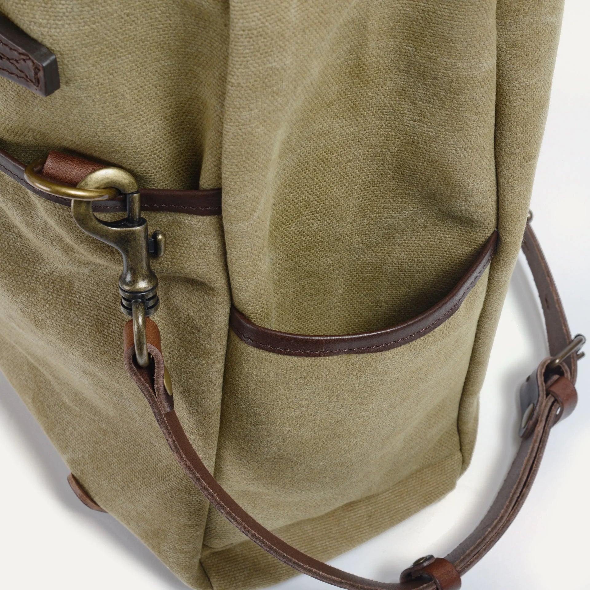 Sac Business Musette - Kaki US Stonewashed Canvas