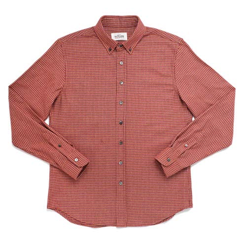 Sunset Micro Plaid Flannel Classic Shirt