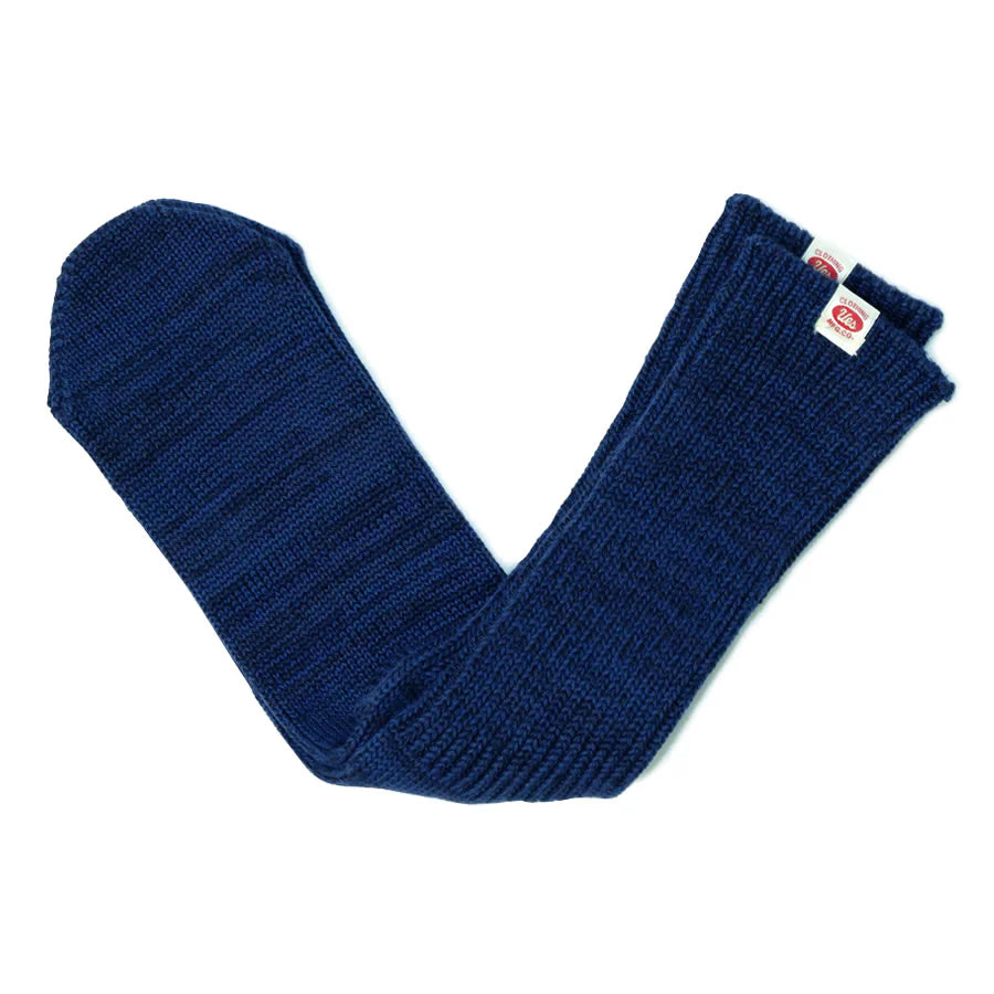 SX-10 Melange Crew Length Socks Navy