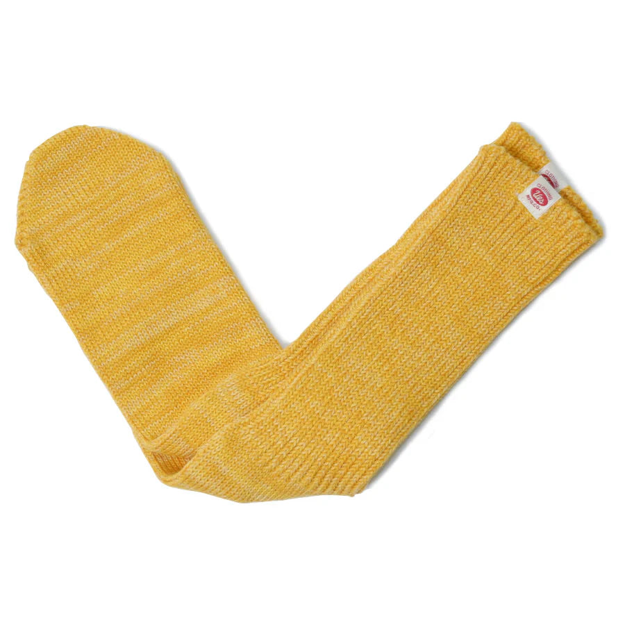 SX-10 Melange Crew Length Socks Yellow