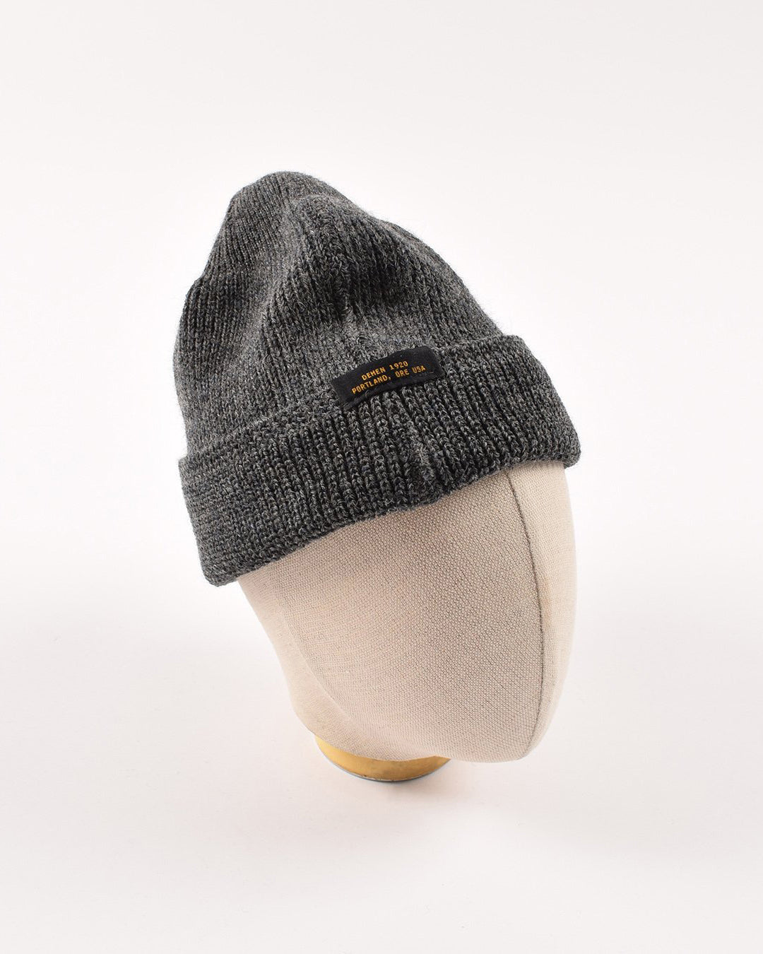 Wool Watch Cap Charcoal