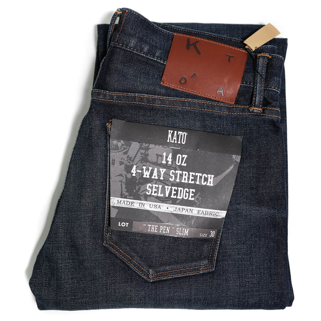 The Pen 14oz Jett Selvedge Denim — Brooklyn Clothing