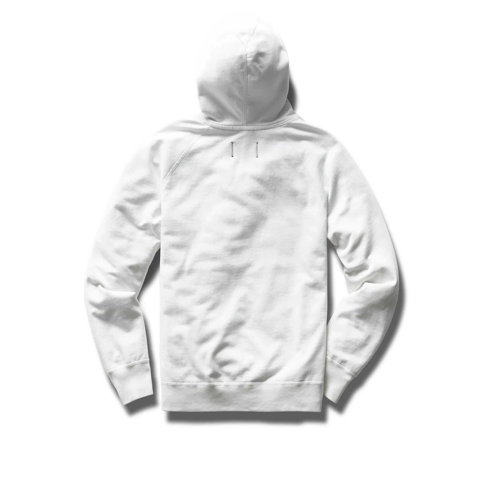 Lightweight Terry Pullover Hoodie White
