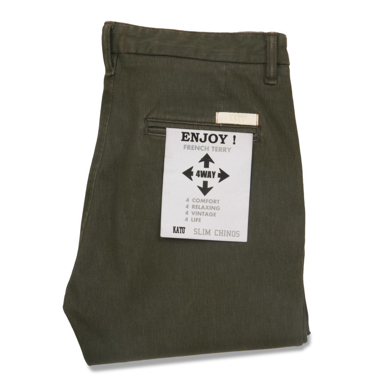 The Axe Chino Denit Military Green