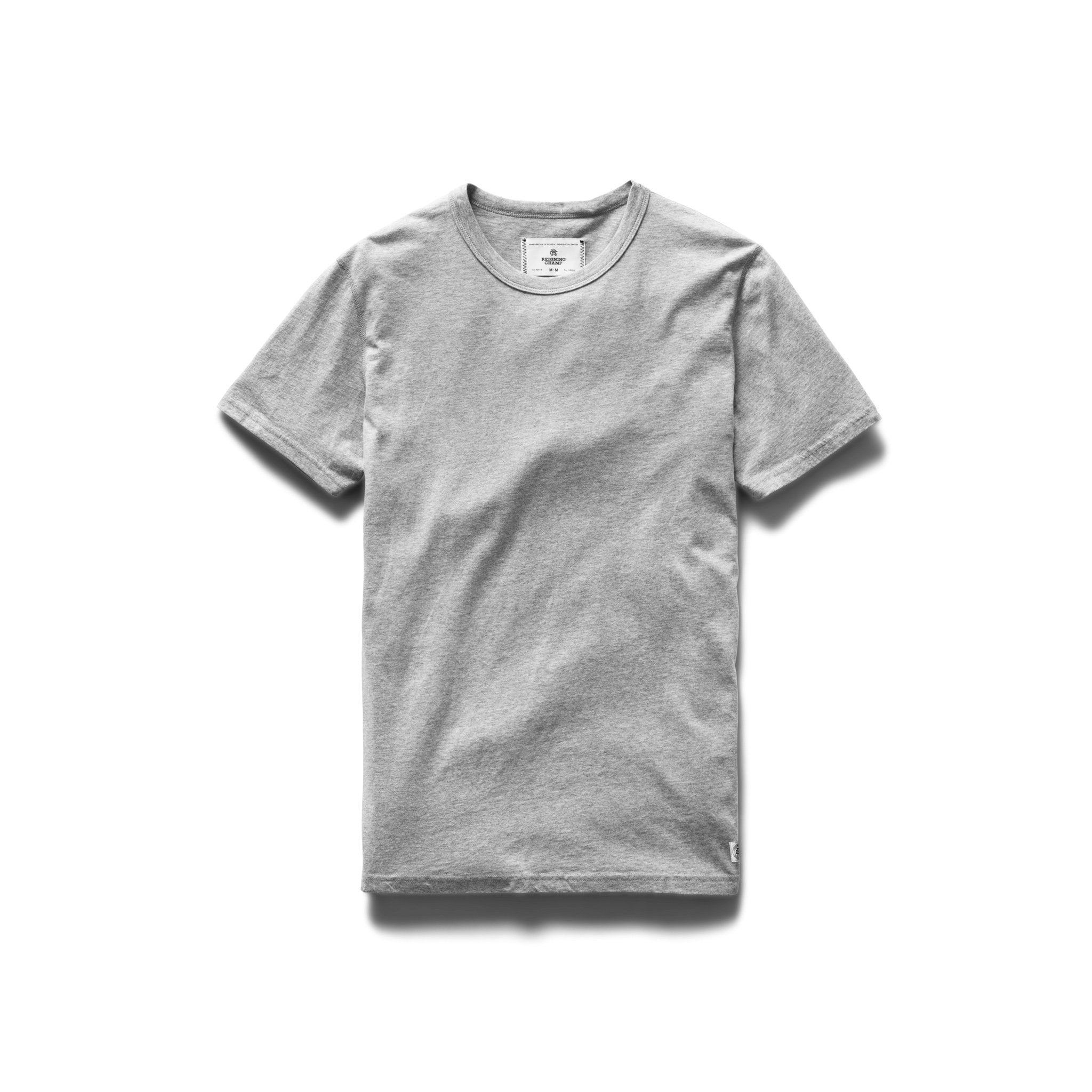 Cotton Jersey T-Shirt Heather Grey