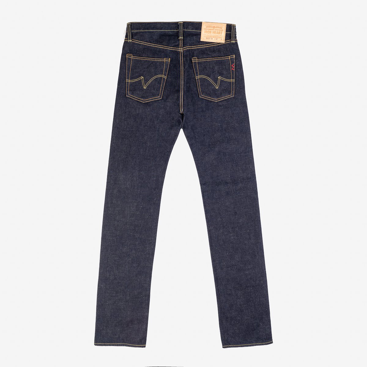 IH-666S-18 18oz Vintage Selvedge Denim Slim Straight Indigo