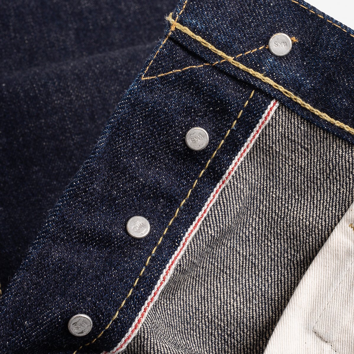 IH-666S-18 18oz Vintage Selvedge Denim Slim Straight Indigo