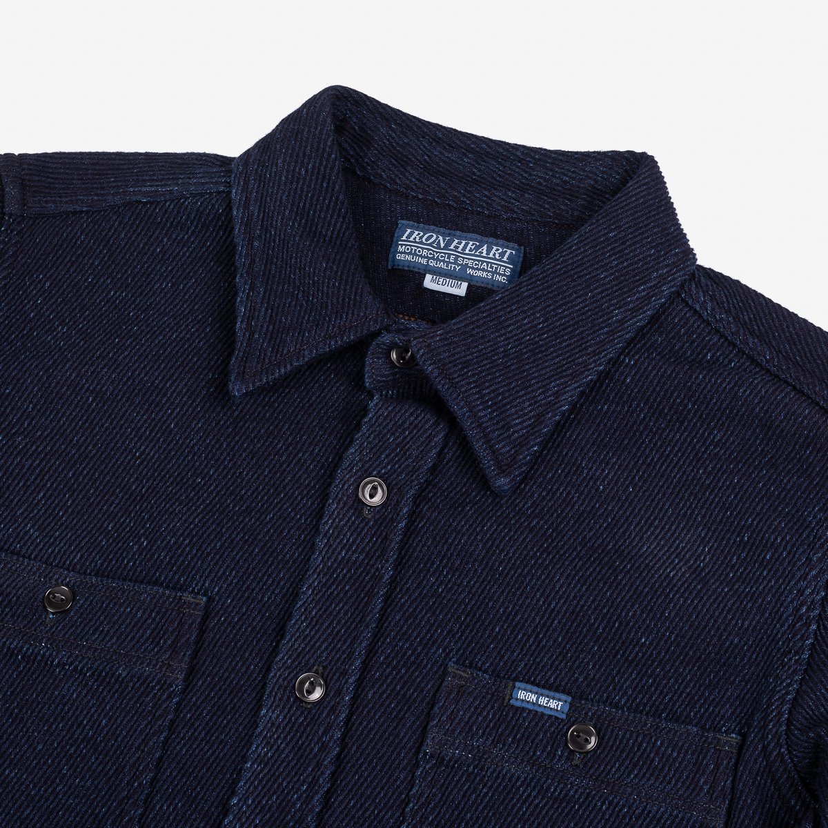 IHSH-288-IND 14oz Kersey Work Shirt Indigo