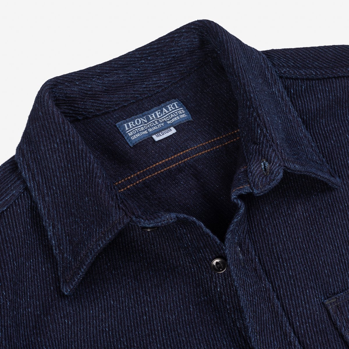 IHSH-288-IND 14oz Kersey Work Shirt Indigo