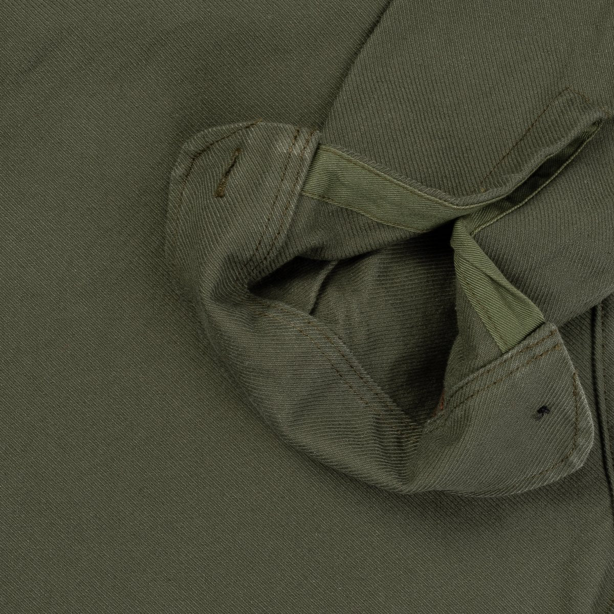 IHSH-307-ODG Military Serge Work Shirt Olive Drab Green