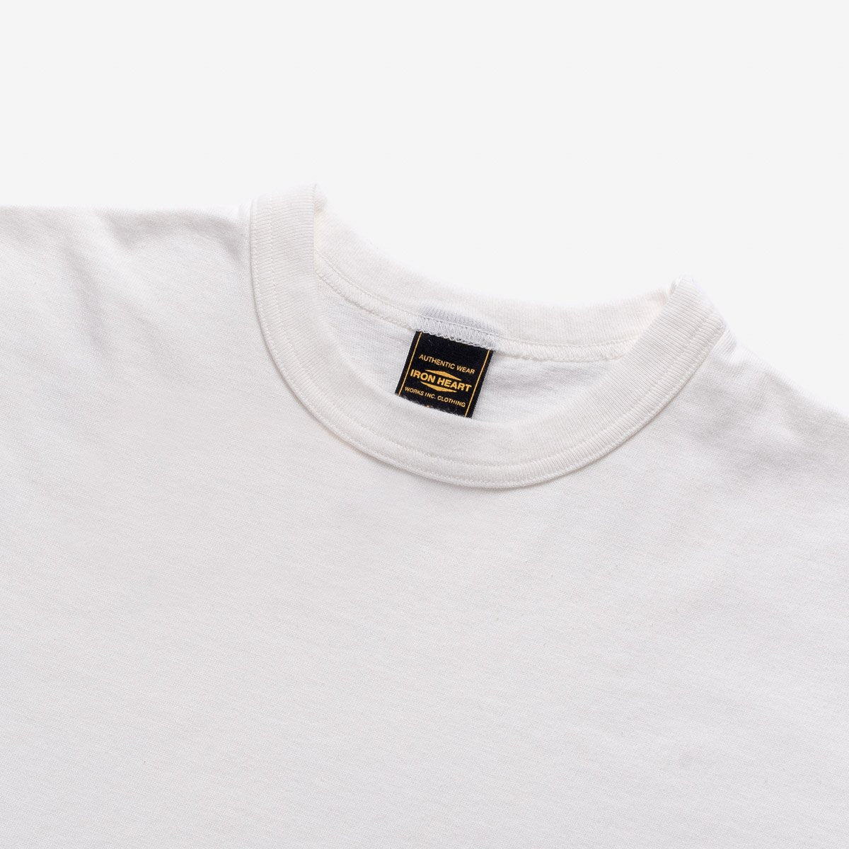 IHT-1610L-WHT 6.5oz Loopwheel Tee White