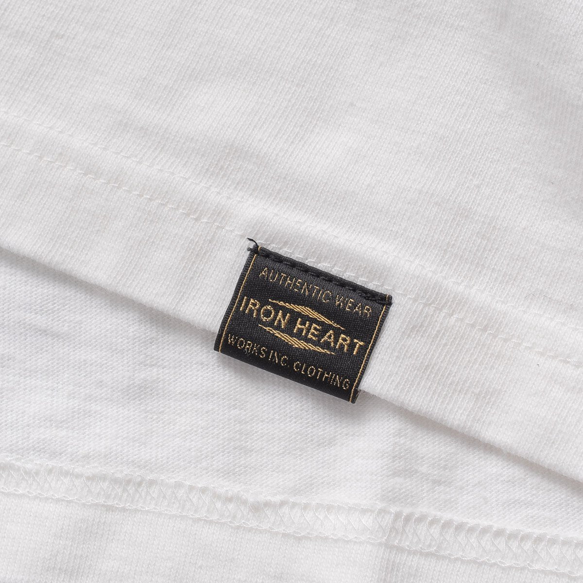 IHT-1610L-WHT 6.5oz Loopwheel Tee White