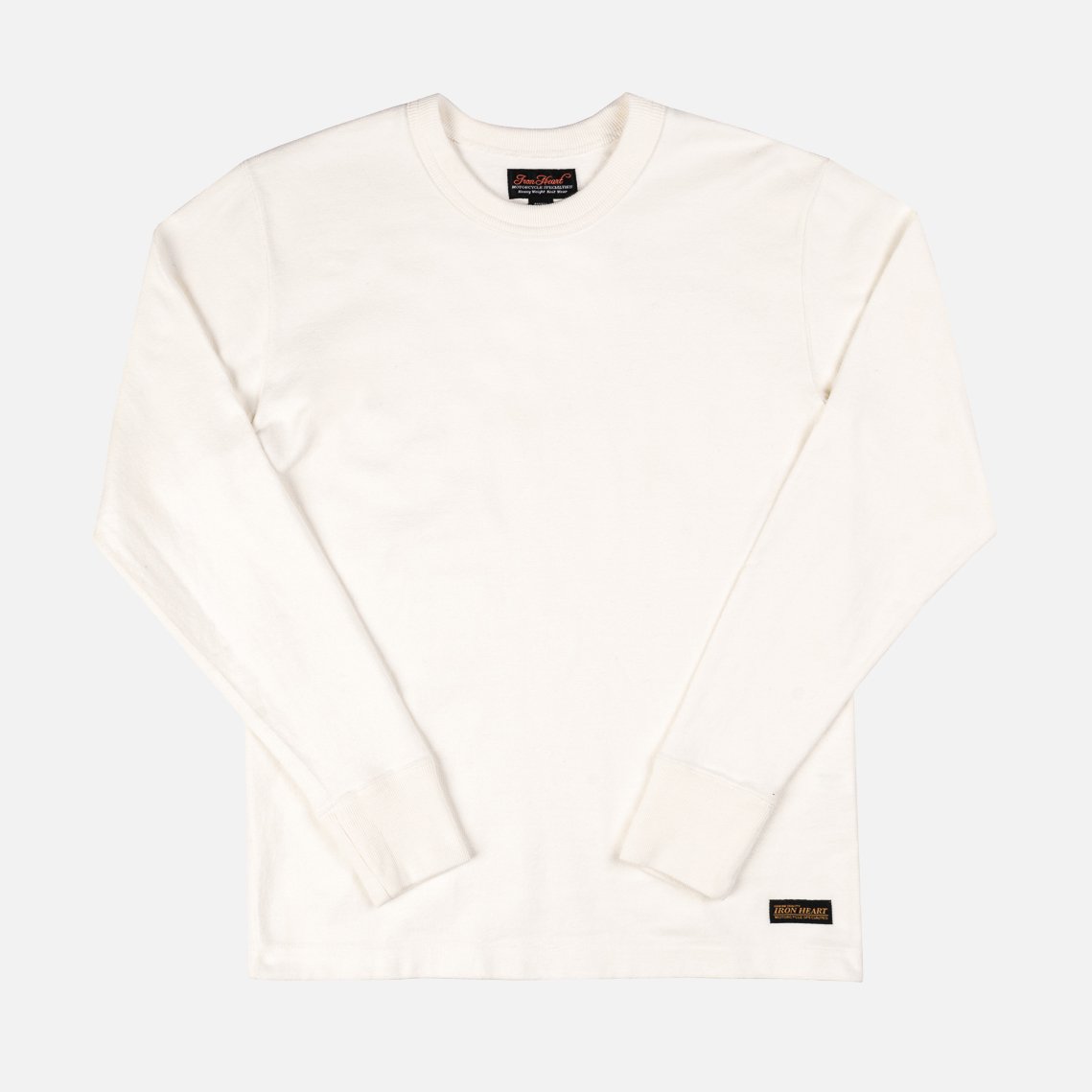 IHTL-1501-WHT 11oz Cotton Knit Crewneck Sweater White