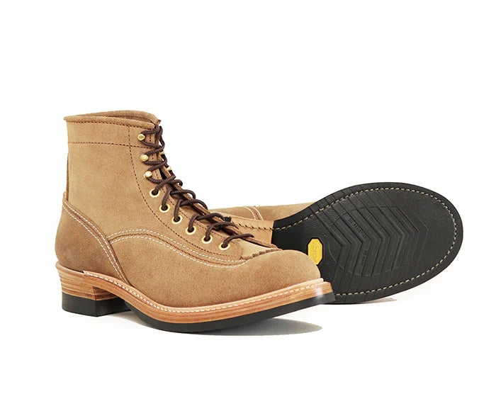 LK-004 Donkey Puncher Boots Horween CXL Natural Roughout (pre-sale 50% deposit)